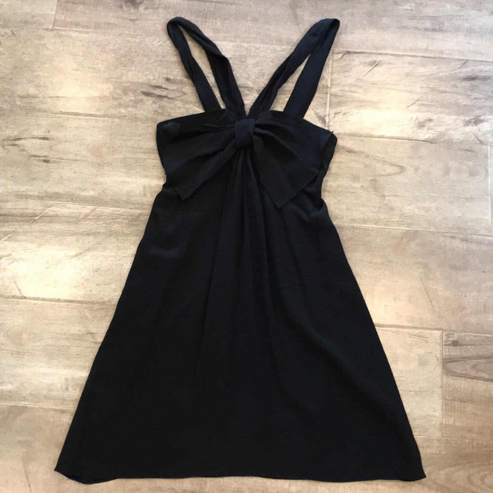 Rebecca Taylor silk little black dress